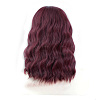 Full Head Short Curly Red Wigs with Bangs OHAR-D007-02-5