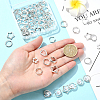 80Pcs 8 Styles Alloy Bead Frame FIND-SP0004-13-4