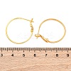 Brass Hoop Earrings EJEW-R014-17A-G-5