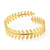 Leaf Upper Arm Cuff Band LS-AJEW-G033-02G-1