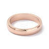4mm Polished Plain Dome Finger Ring for Girl Women RJEW-C012-06E-RG-1