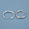201 Stainless Steel Huggie Hoop Earring Findings STAS-P283-01K-S-1