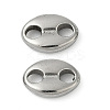 Non-Tarnish 304 Stainless Steel Links Connectors STAS-O145-45P-1