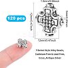 Tibetan Style Alloy Beads TIBEB-FH0001-32AS-RS-2