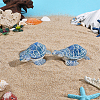 2Pcs Resin Turtle Display Decorations AJEW-WH0752-311-4