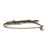 Alloy Tree Branch Safety Brooch Pin JEWB-WH0026-13AB-1