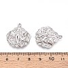 304 Stainless Steel Shell Shaped Pendants STAS-T067-28P-3