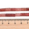 Natural Strawberry Quartz Beads Strands G-F832-B06-01A-5