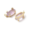 Faceted Natural Amethyst Pendants KK-Z137-14G-03-2