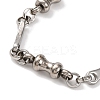 201 Stainless Steel Bone Link Chain Necklace NJEW-F222-22P-3