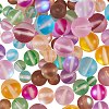 Synthetic Moonstone Beads Strands G-SZ0001-81F-1