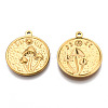 201 Stainless Steel Pendants STAS-N098-143LG-1