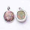 Natural & Synthetic Mixed Stone Pendants G-E206-P-2