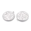 304 Stainless Steel Pendants STAS-T065-16P-2