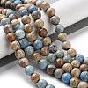 Dyed Natural Regalite/Imperial Jasper/Sea Sediment Jasper Beads Strands G-B124-C01-03-2