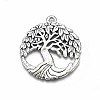 Tibetan Style Alloy Pendants LS-TIBE-S323-020AS-RS-1
