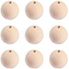 Unfinished Wood Beads WOOD-PH0008-17-WH-2