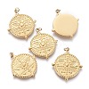 Ion Plating(IP) 316 Surgical Stainless Steel Pendants X-STAS-F256-001G-1