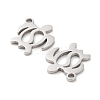 Non-Tarnish 316 Surgical Stainless Steel Charms LS-STAS-Q314-25P-2