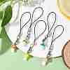 Opaque Resin Mushroom Mobile Straps HJEW-JM01506-2