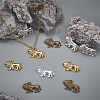60Pcs Tibetan Style Zinc Alloy Pendants FIND-GA0008-12B-4
