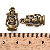 Tibetan Style Alloy Lantern/Oil Lamp Pendants TIBEP-Q041-092AB-NR-2