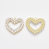 ABS Plastic Imitation Pearl Pendants PALLOY-T071-026-2