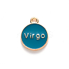 Alloy Enamel Pendants ENAM-S124-01B-05B-3