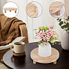 Round Wood Display Riser Stands for Jewelry AJEW-WH0410-235-5
