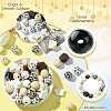 DIY Animal Cattle Theme Wooden Beaded Keychain Making Kits DIY-YW0008-69A-4