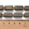 Natural Gold Pyrite/Golden Pyrite Beads Strands G-F833-C01-02-5