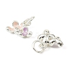 Brass Enamel Charms KK-C107-19S-2