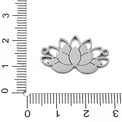 304 Stainless Steel Hollow Connector Charms STAS-I327-12P-1