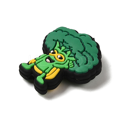 Fruit Superman Food Grade Eco-Friendly Silicone Focal Beads SIL-Q021-01I-1