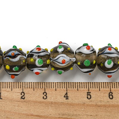 Handmade Lampwork Beads Strands LAMP-N025-05I-1