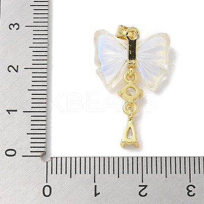 Real 18K Gold Plated Rack Plating Brass Pendants KK-Q009-06G-06-1