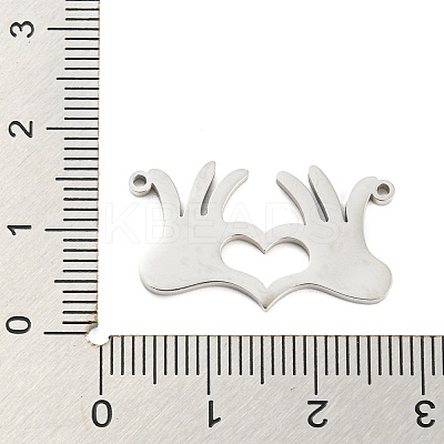 Non-Tarnish 304 Stainless Steel Pendants STAS-Q255-07P-1