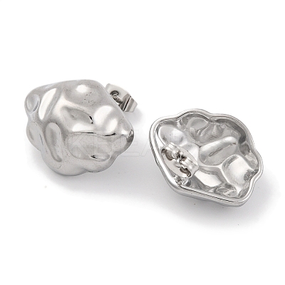 Non-Tarnish 304 Stainless Steel Stud Earrings EJEW-H013-33P-1