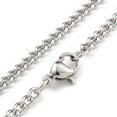 Non-Tarnish 304 Stainless Steel Pendant Necklaces LS-NJEW-L118-02P-04-1