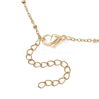 Dyed Natural Malaysia Jade Faceted Rondelle Beaded 304 Stainless Steel Satellite Chain Necklaces for Women NJEW-JN05783-1
