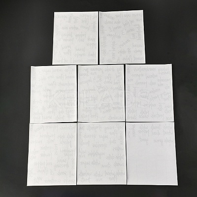 PVC Adhesive Pantry Labels Stickers Set LS-DIY-G036-03-1