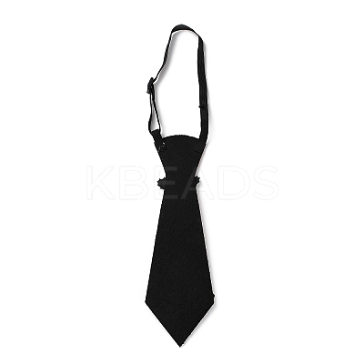 Chistmas Theme Non-woven Fabrics Necktie LS-AJEW-L092-A01-1