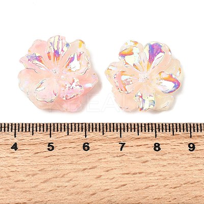 Luminous Resin Cabochons LS-RESI-E033-02G-1