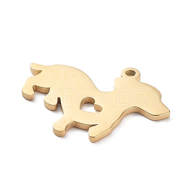 304 Stainless Steel Pendants STAS-Z054-03G-1