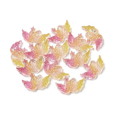 Luminous Transparent Resin Decoden Cabochons RESI-D013-14-1