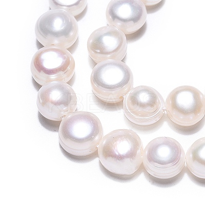 Natural Cultured Freshwater Pearl Beads Strands PEAR-N014-07J-02-1