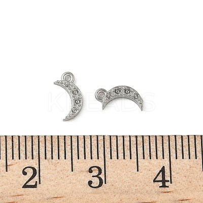 304 Stainless Steel Pendant Rhinestone Settings STAS-Z144-02P-01-1