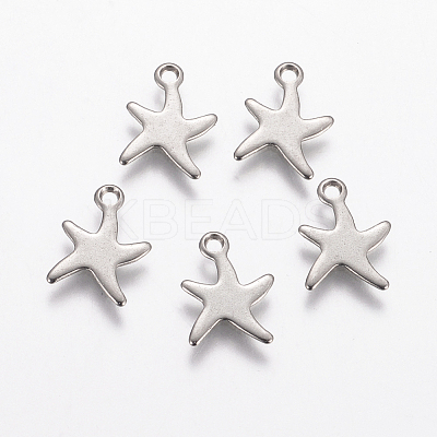 Non-Tarnish 201 Stainless Steel Charms X-STAS-F039-47-P-1