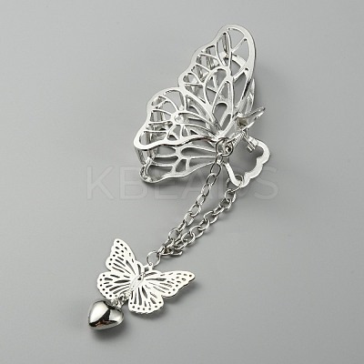 Alloy Claw Hair Clips PHAR-WH0006-19-1