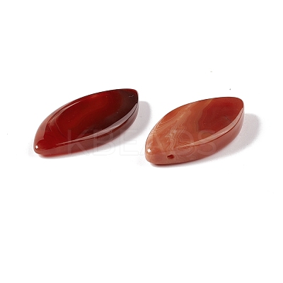 Natural Red Agate Pendants G-B030-10A-1